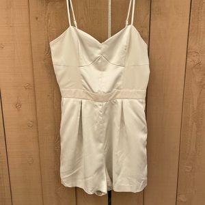 Topshop Romper, Cream, Size 4